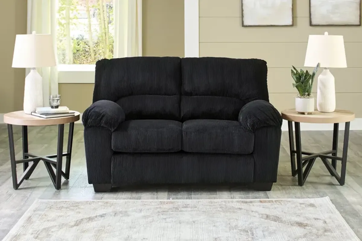 Destiny Loveseat - Onyx