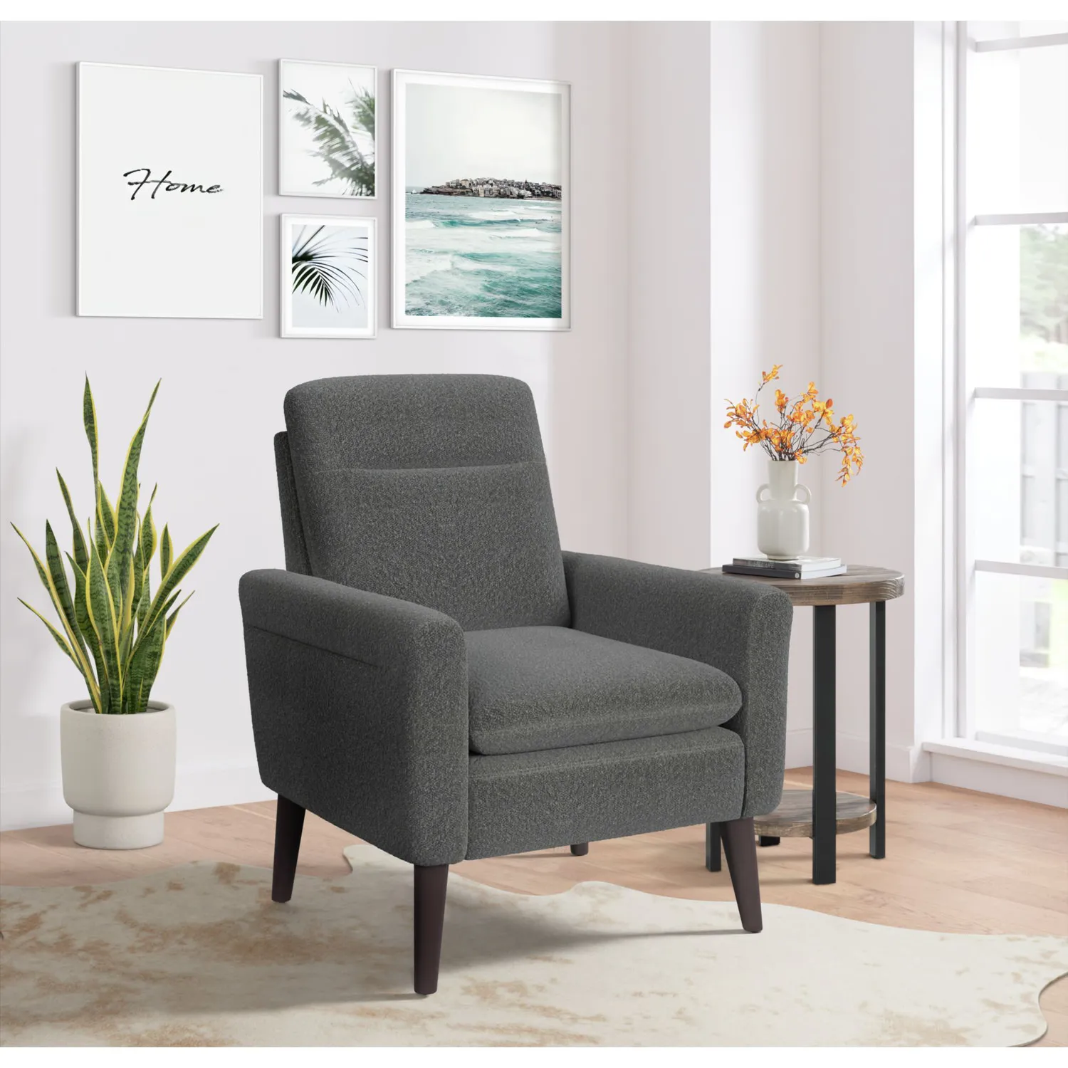 Janice Accent Chair - Grey