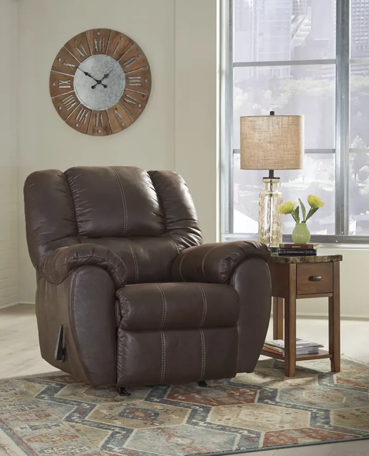 Barden Rocker Recliner - Walnut