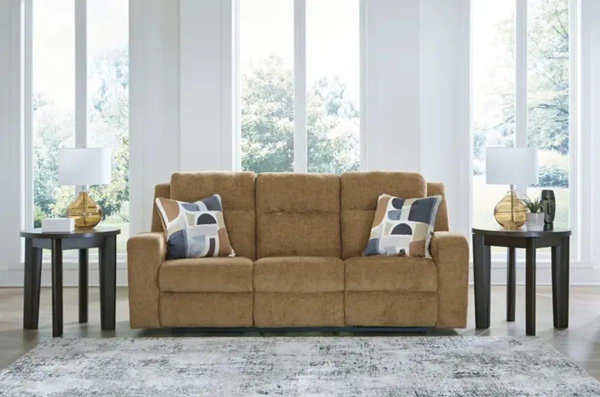 Lindy Reclining Sofa- Honey