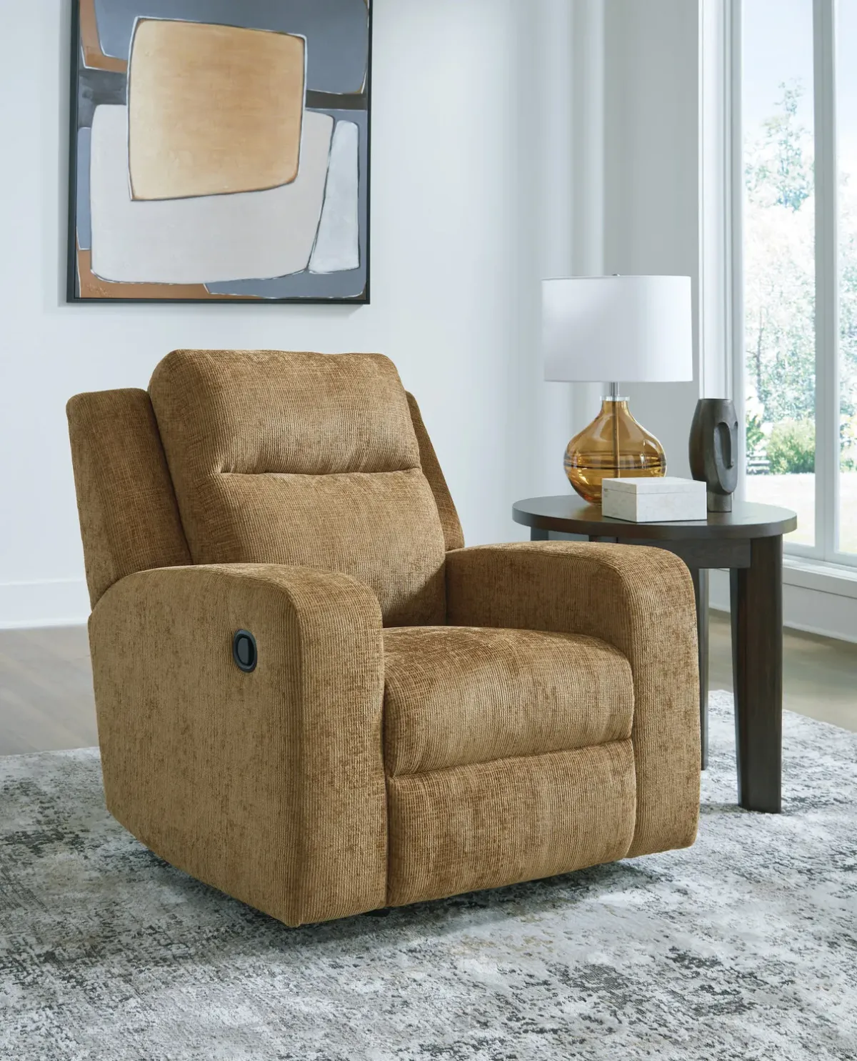 Lindy Rocker Recliner - Honey