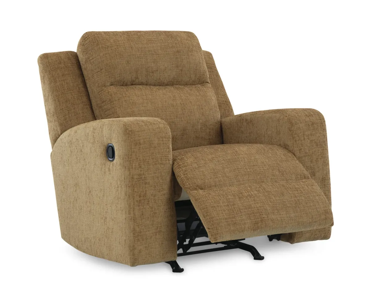 Lindy Rocker Recliner - Honey