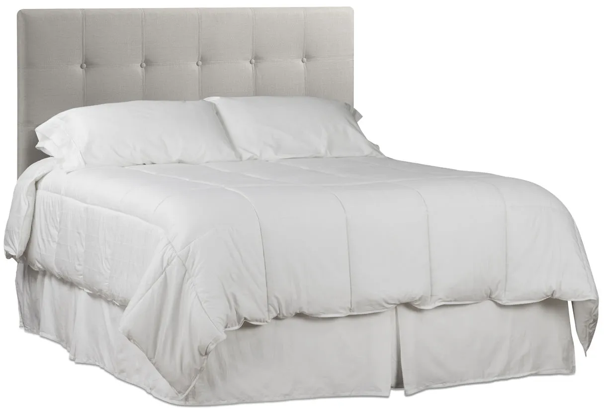 Avery Twin Upholstered Headboard - Light Grey