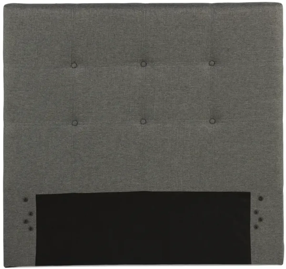 Avery Twin Upholstered Headboard - Charcoal