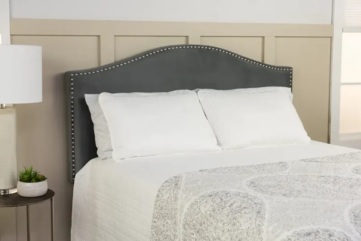 Leia Queen Headboard - Charcoal