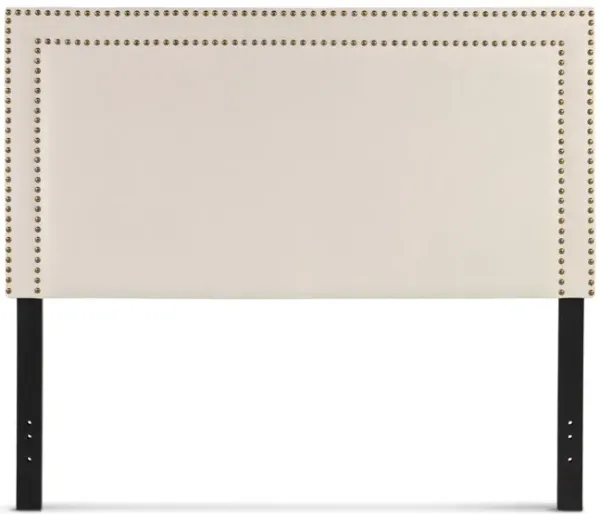 Poe King Headboard - Ivory