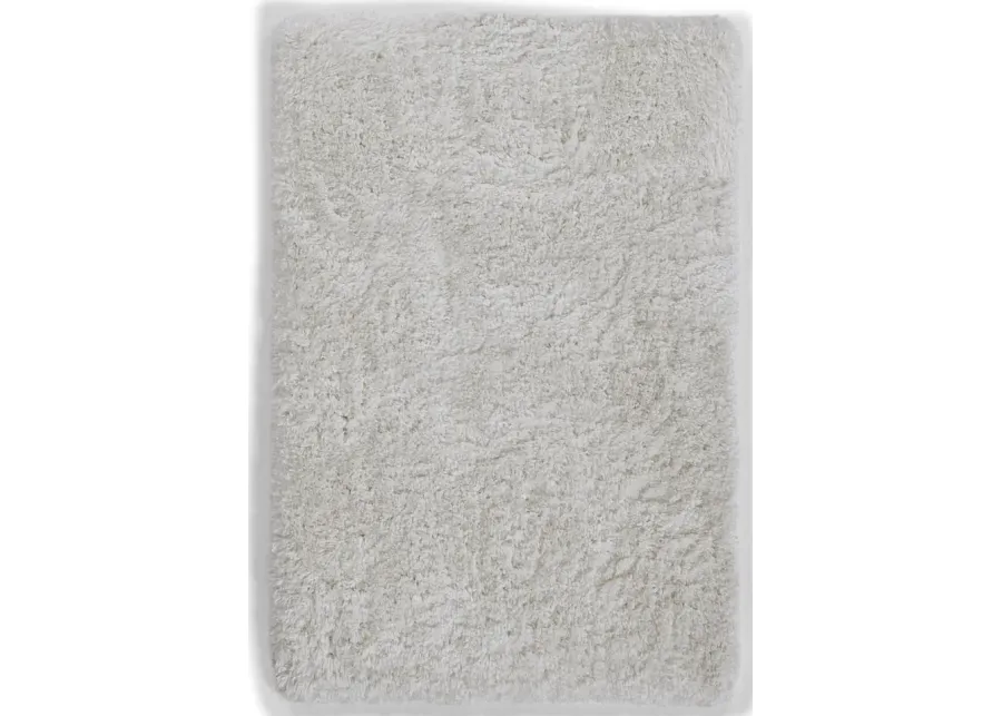 Novogratz Nola Shag Snow White - 5 3  x 7 0  Area Rug