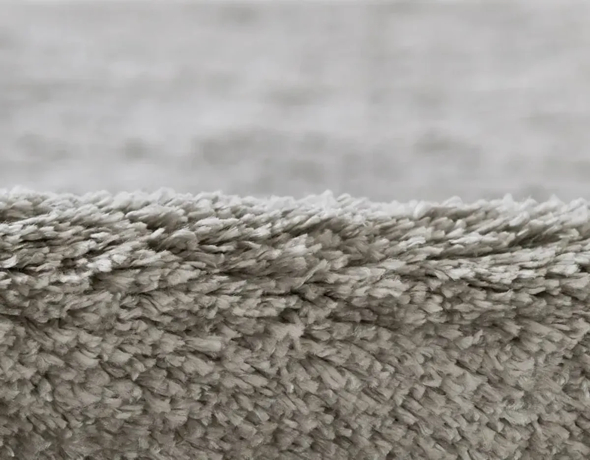 Novogratz Nola Shag Light Grey - 5 3  x 7 0  Area Rug