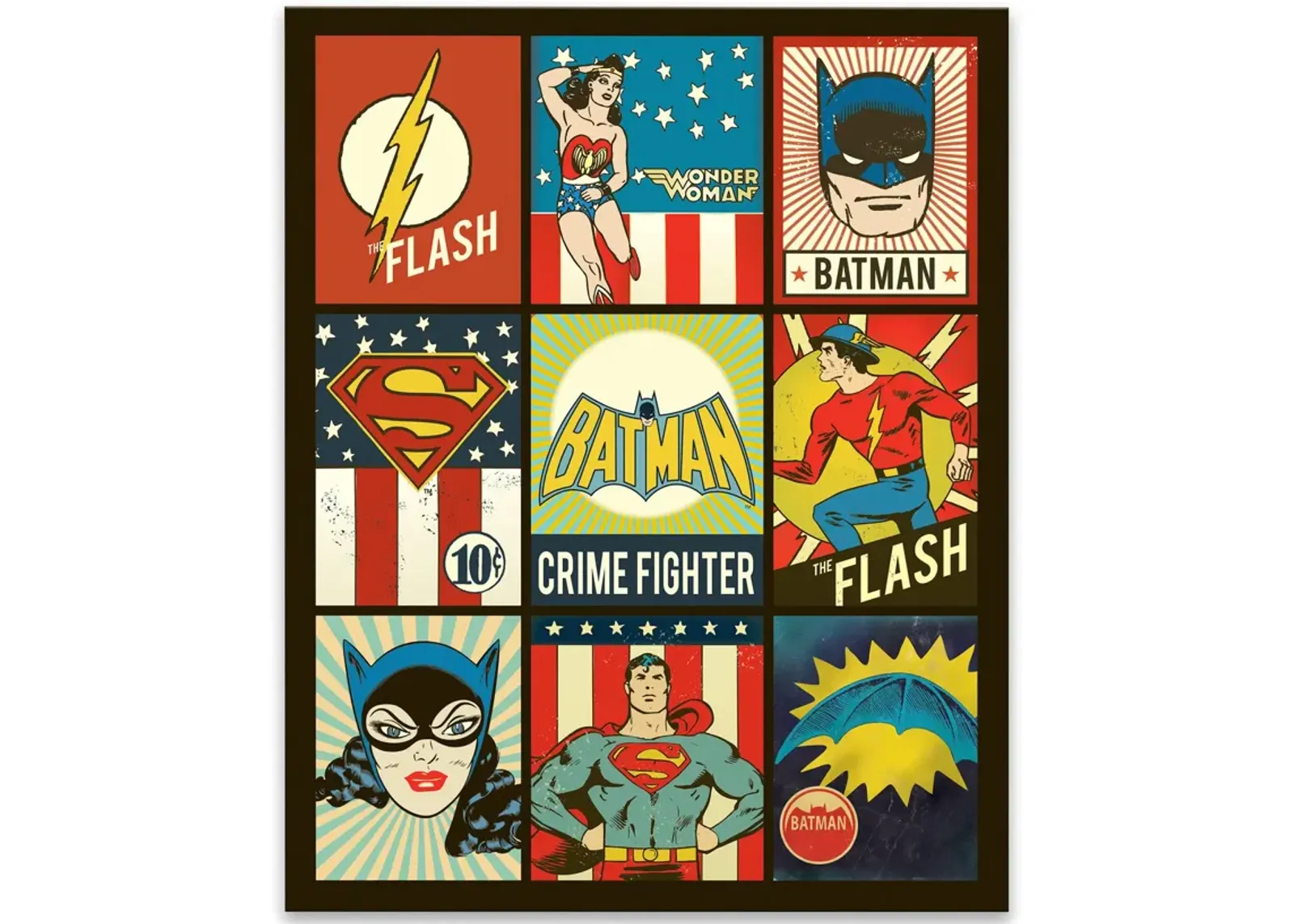 DC Vintage Pop Canvas Art