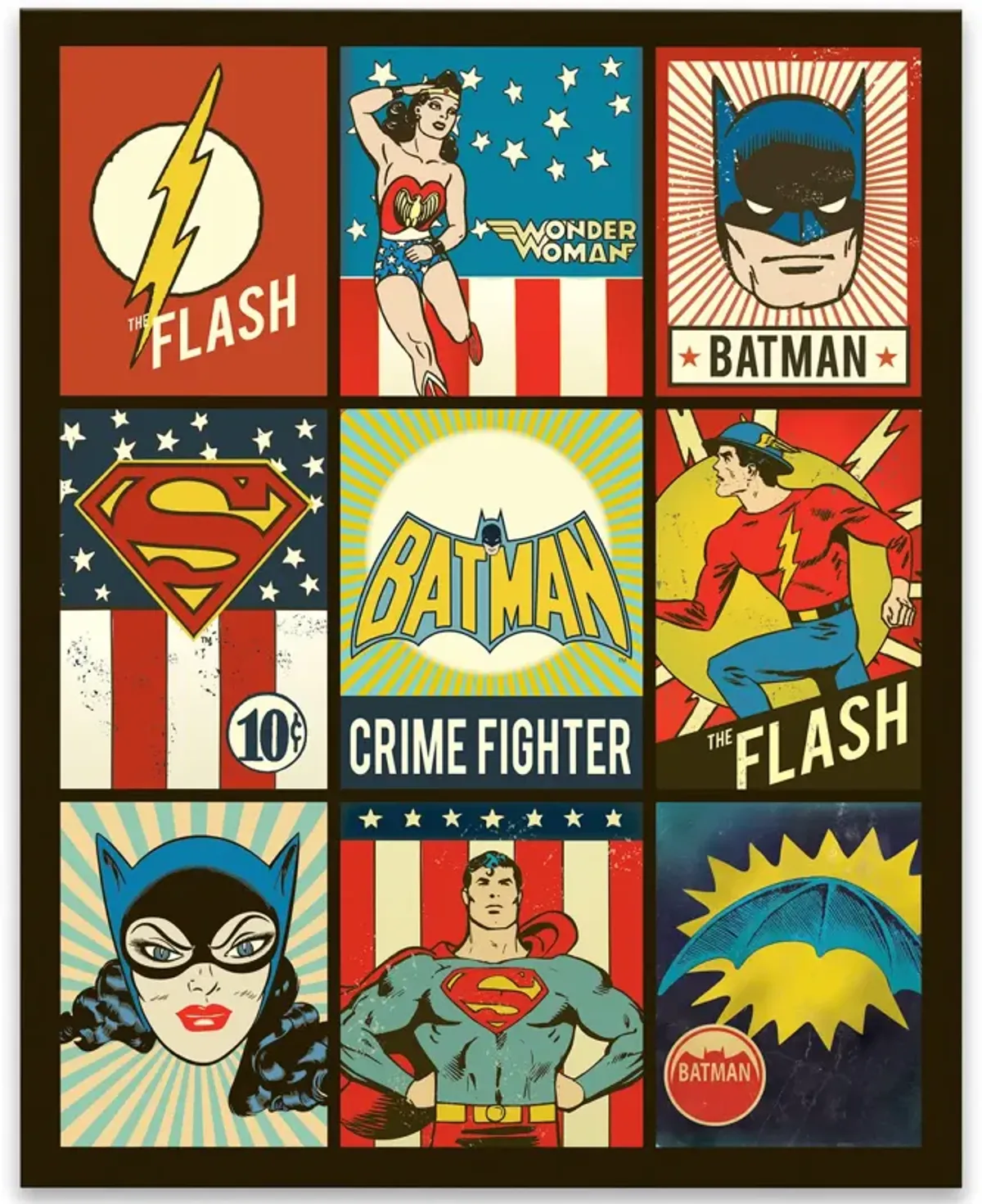 DC Vintage Pop Canvas Art