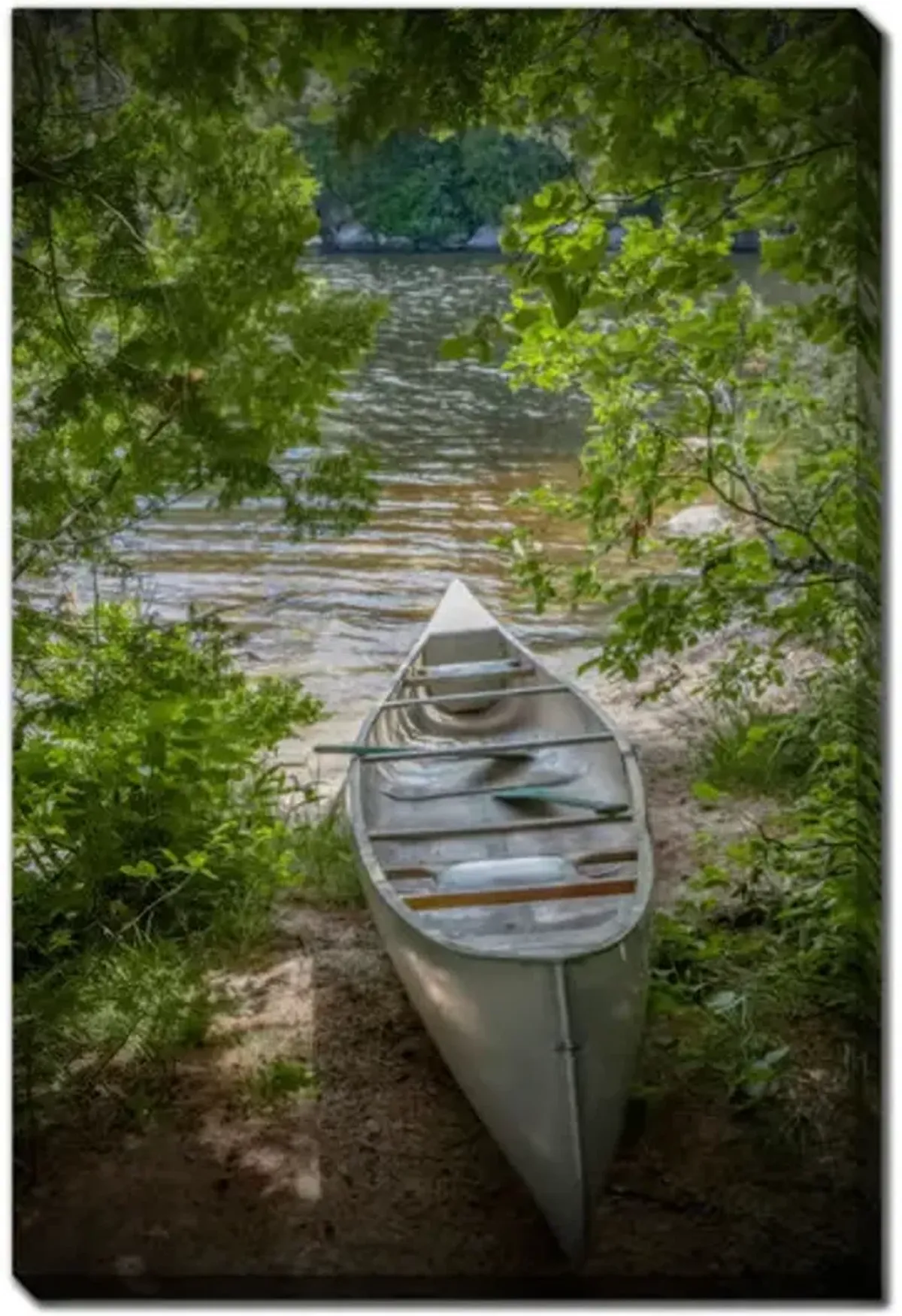 Canoe Canvas Art