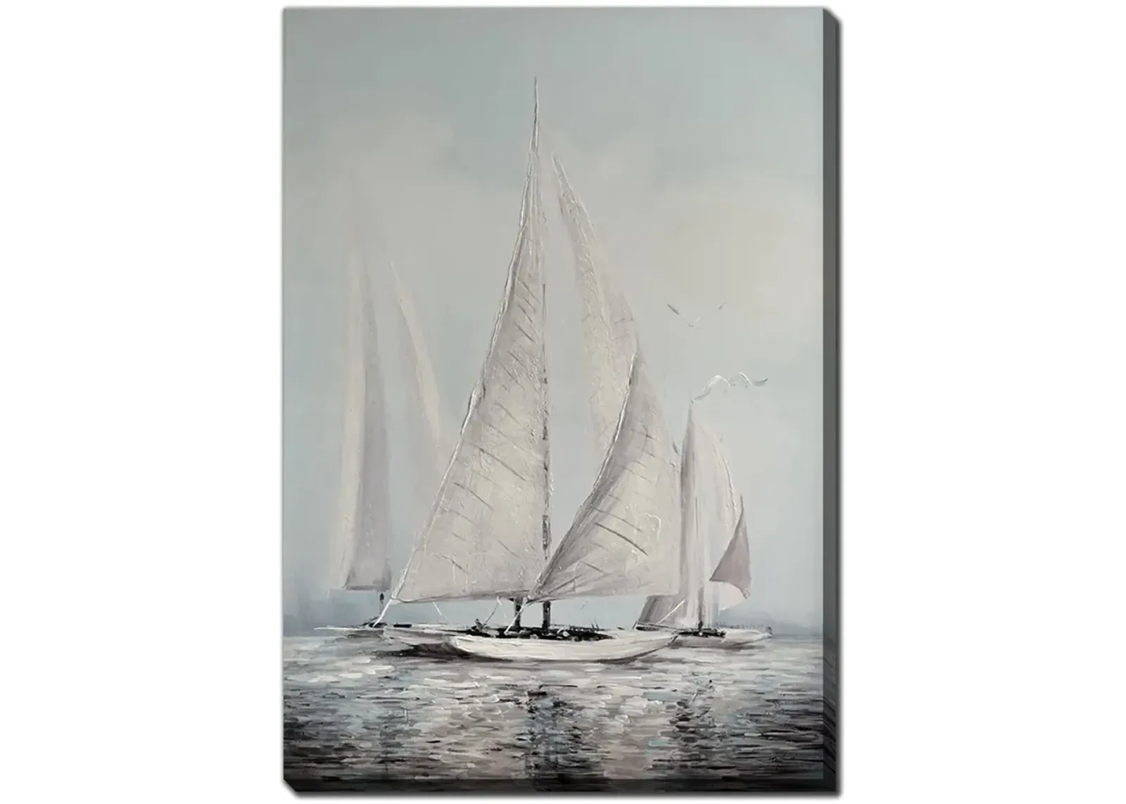 Turquoise Sails Canvas Art