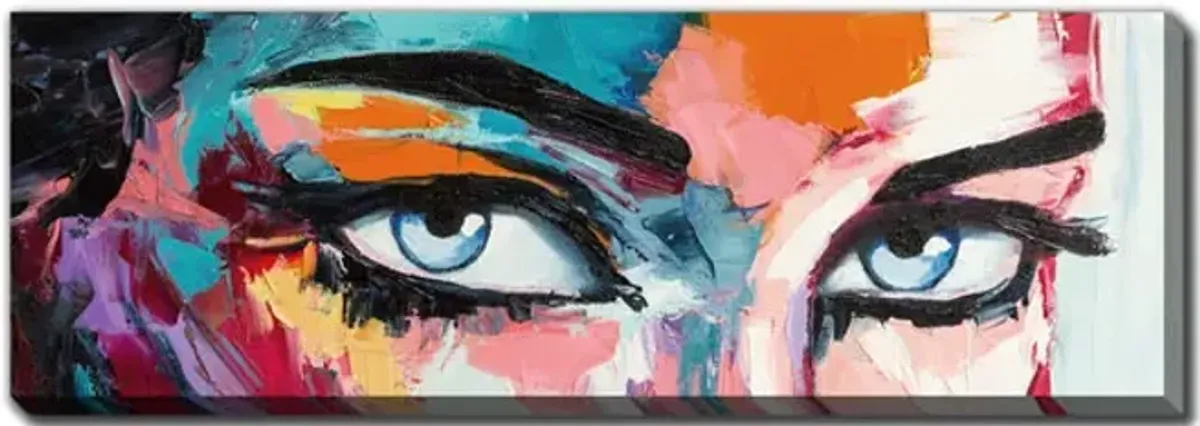 Pop Color Eyes I Canvas Art