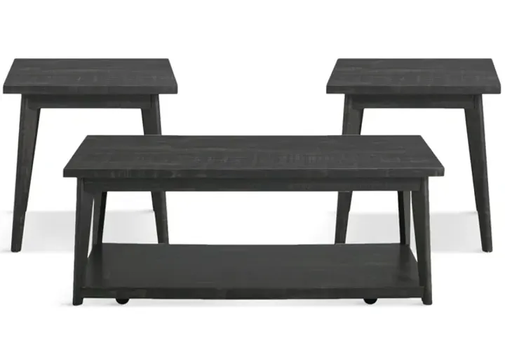 Mitchalli 2 Pack Tables - Black Mitchalli 2 Pack Tables - Black