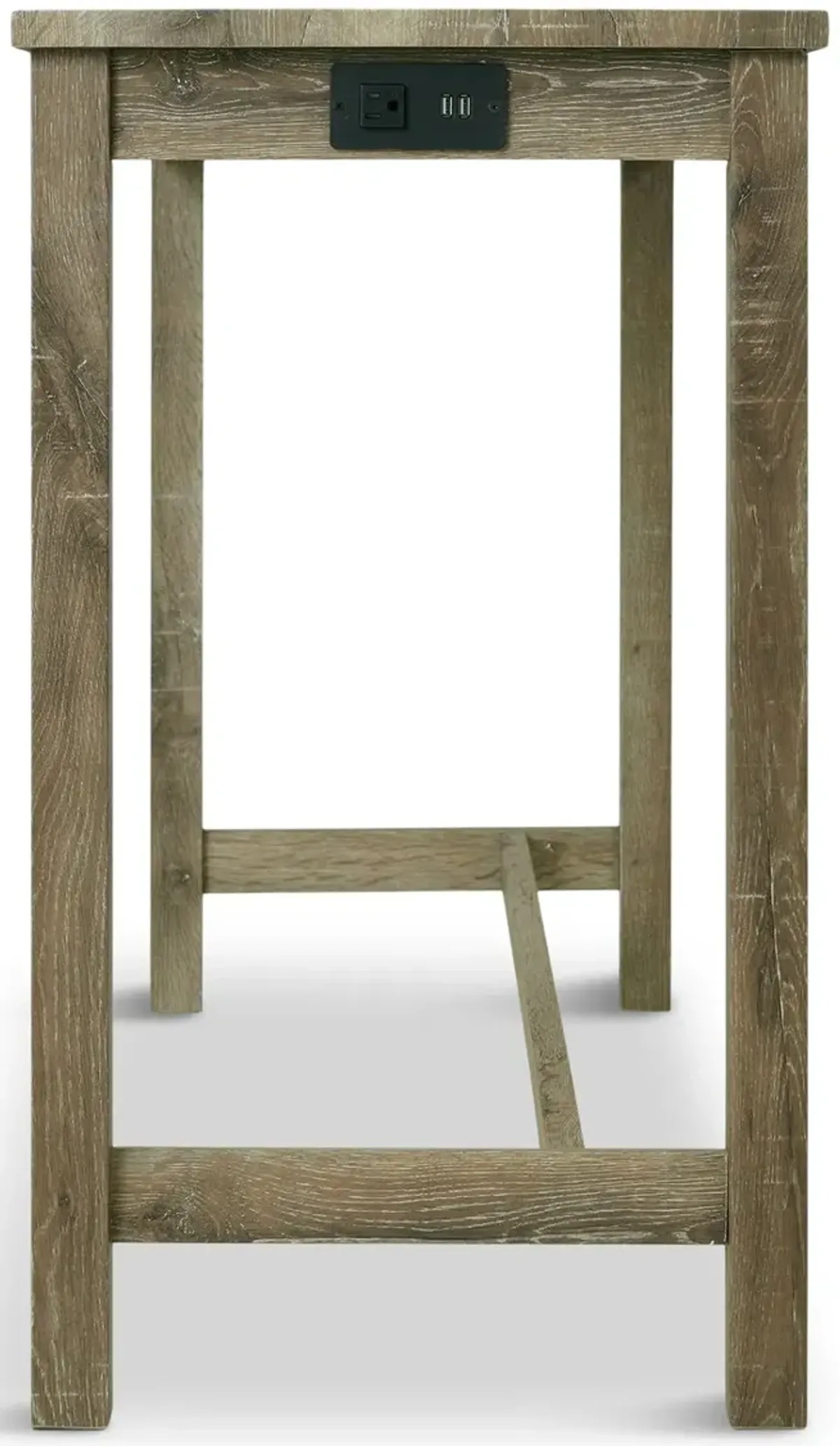 Rodman Sofa Bar Table With 3 Stools - Light Grey