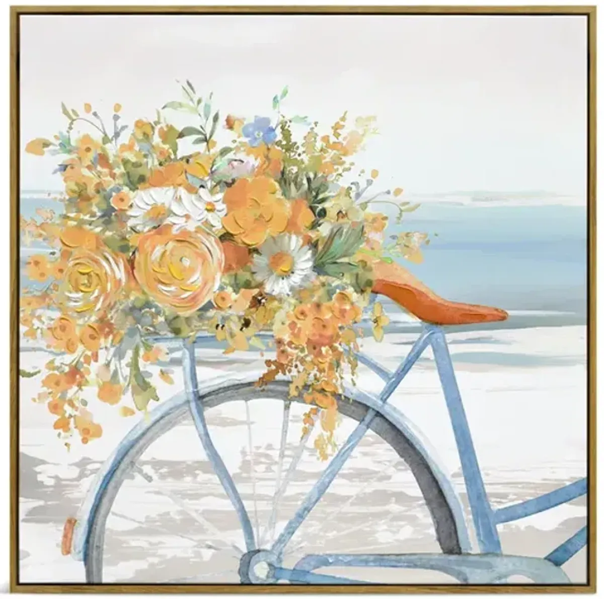 Bouquet Basket Framed Art