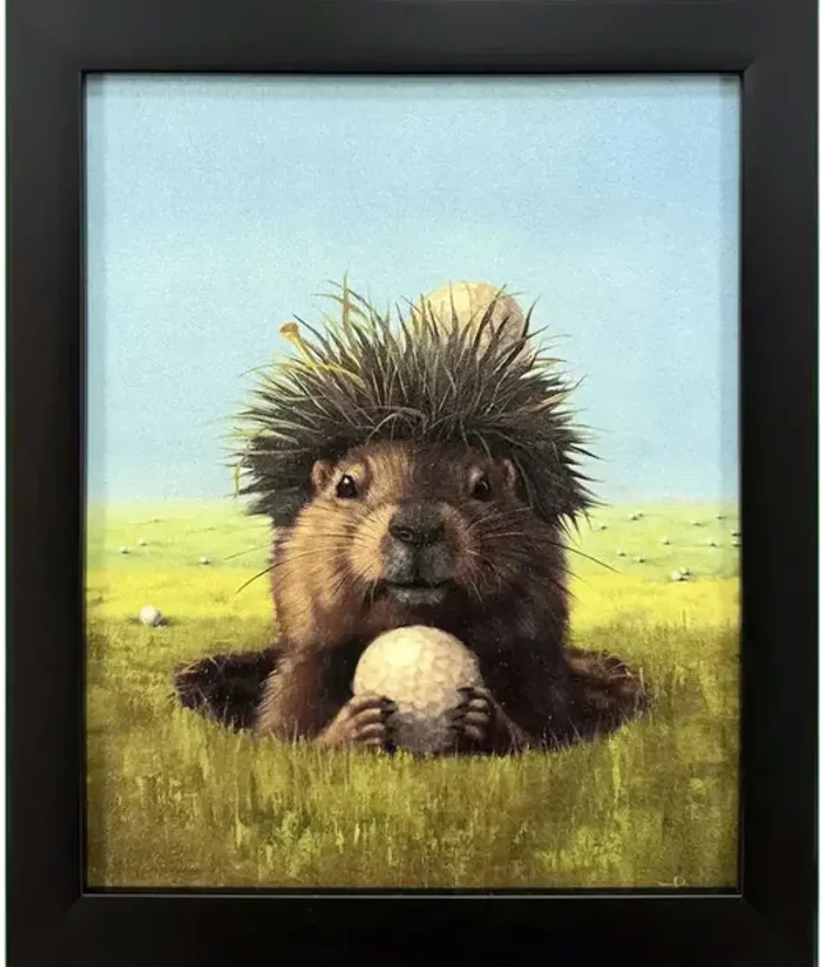 Ball Hog No. 2 Framed Art