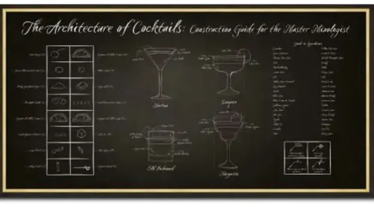 The Cocktail Architect Framed Art