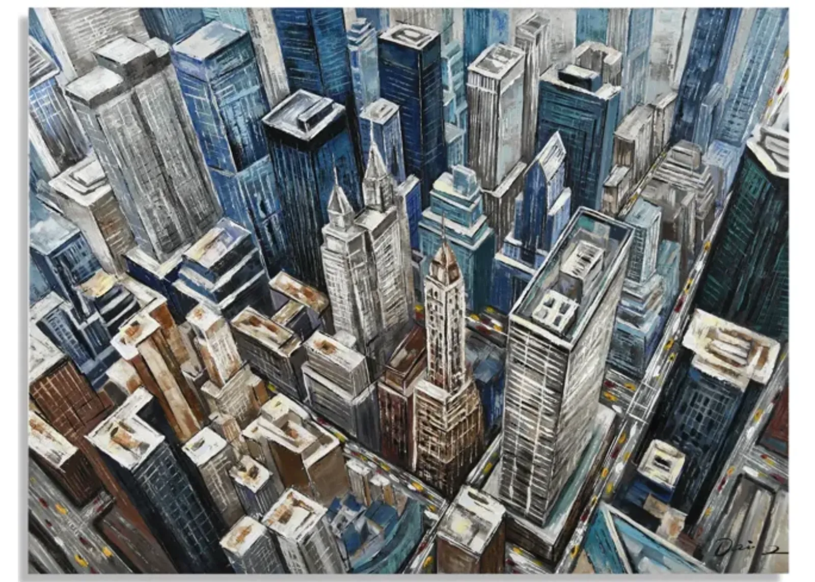 City Overview Canvas Art