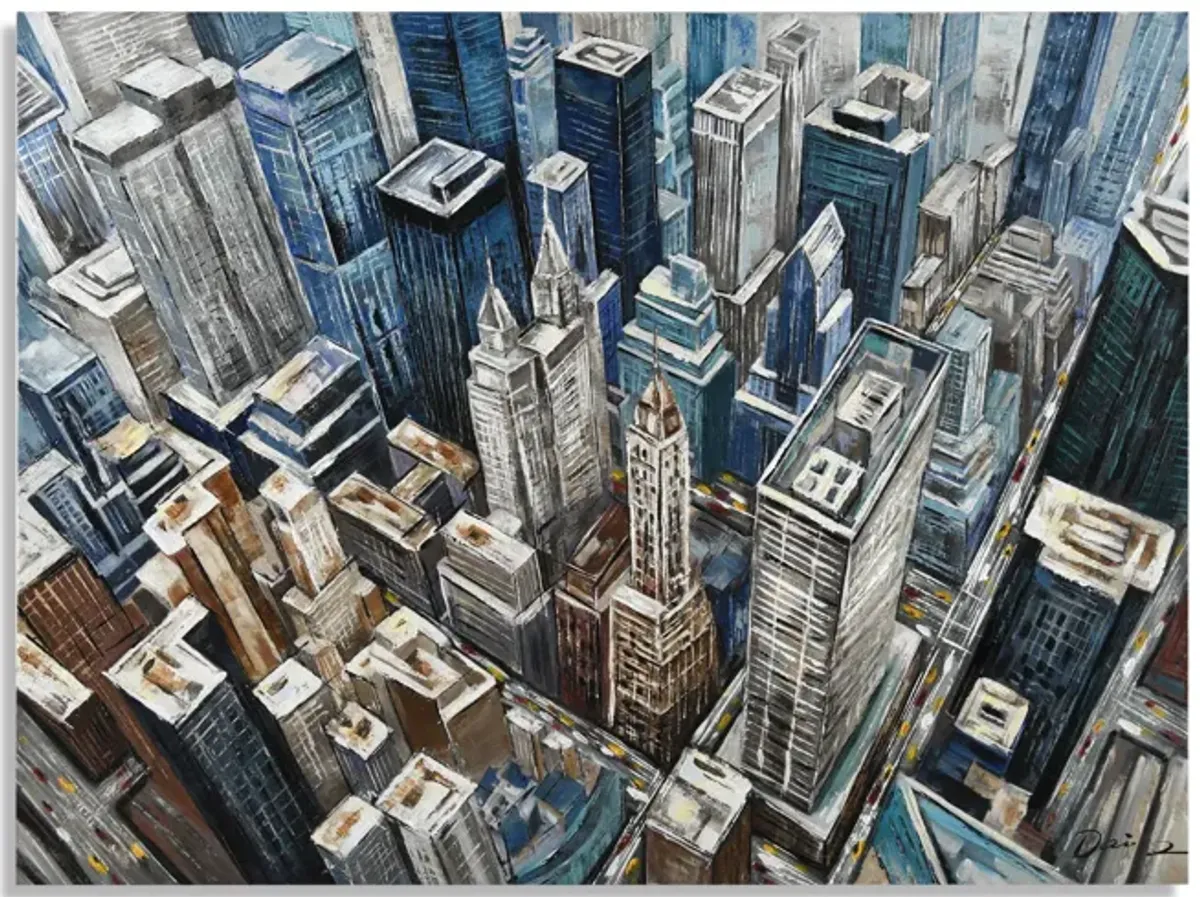 City Overview Canvas Art