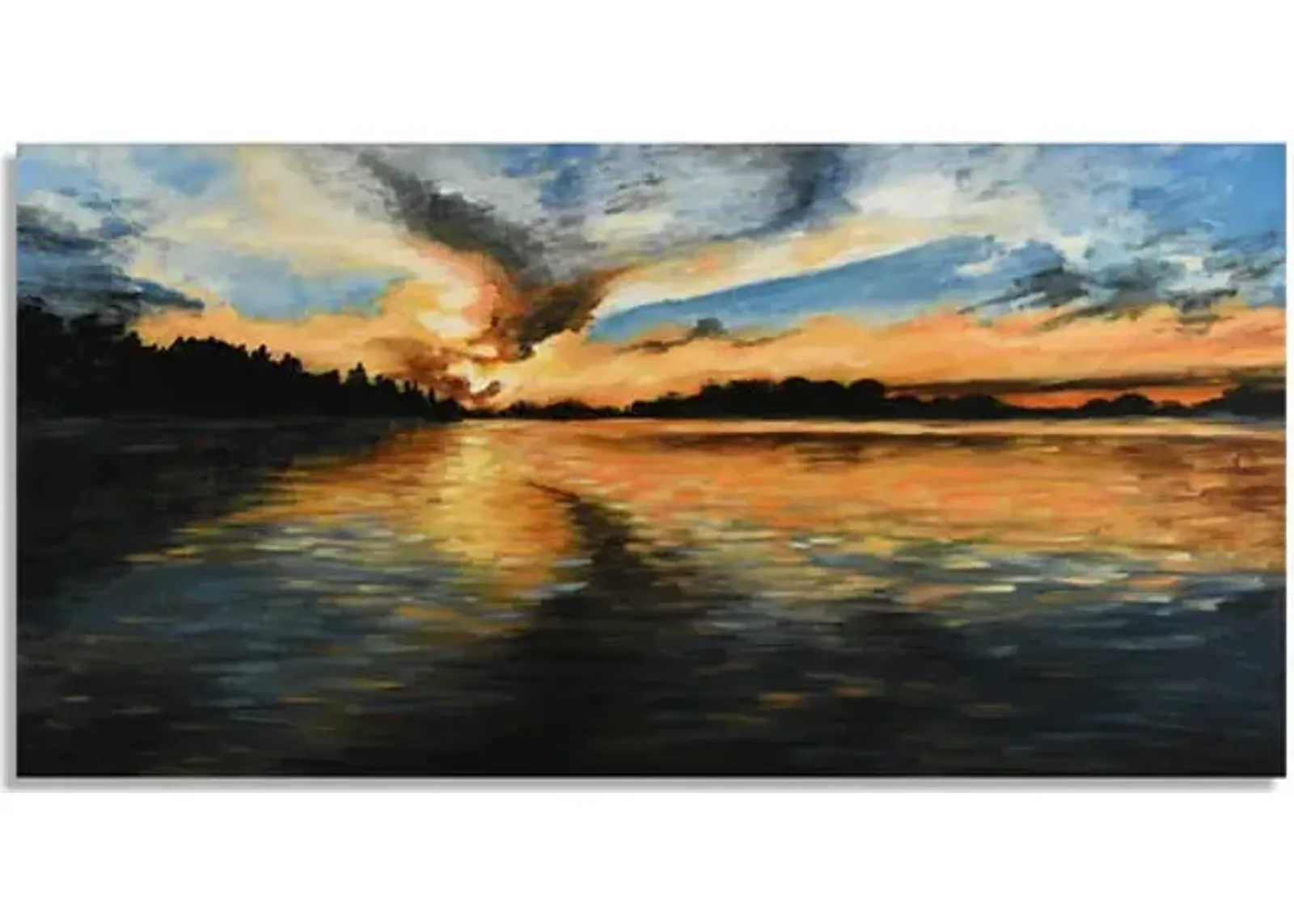 Summer Lake Canvas Art