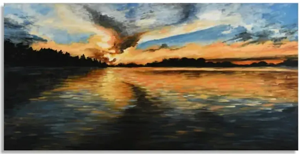 Summer Lake Canvas Art