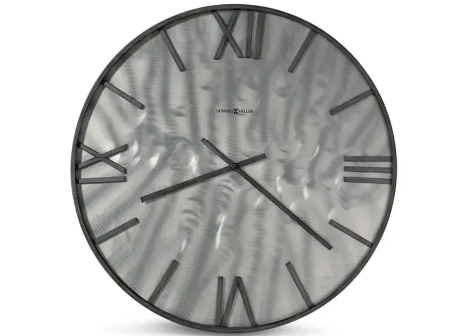 Grey Oversized Wall Clock