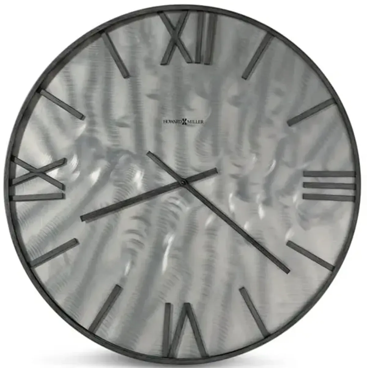 Grey Oversized Wall Clock