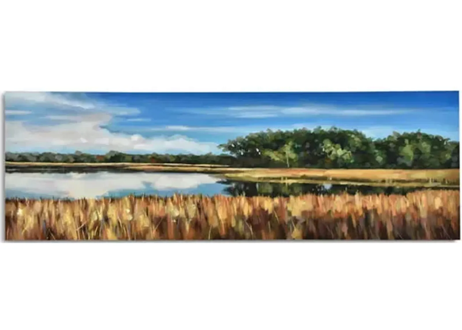 Lake Meadow Canvas Art