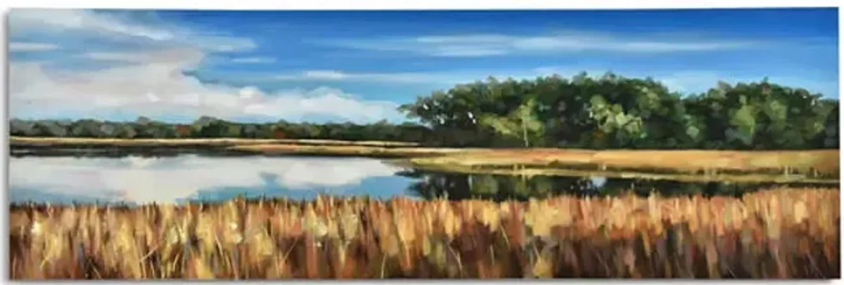 Lake Meadow Canvas Art