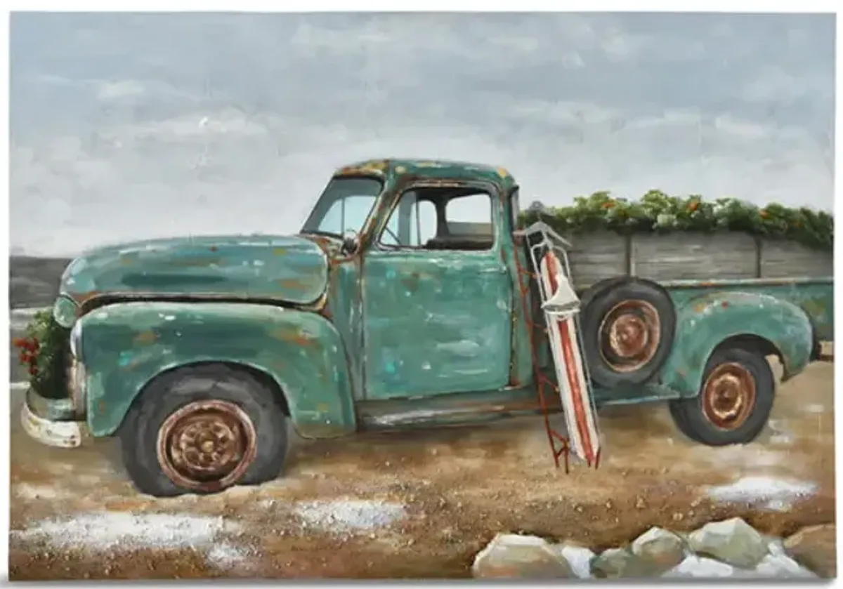 Vintage Truck Canvas Art