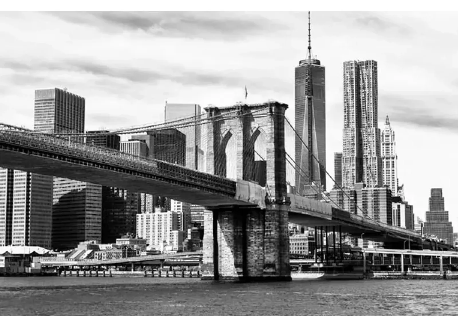 New York Bridge Glass Art