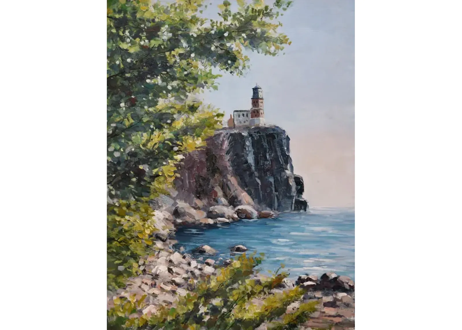 Sunny s Lighthouse Canvas Art