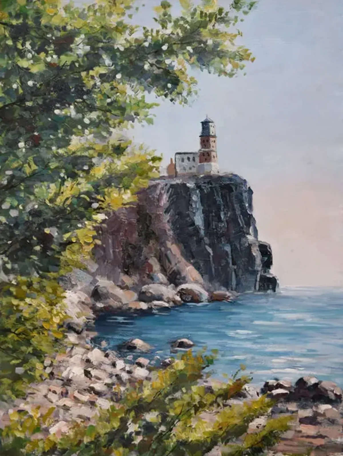 Sunny s Lighthouse Canvas Art