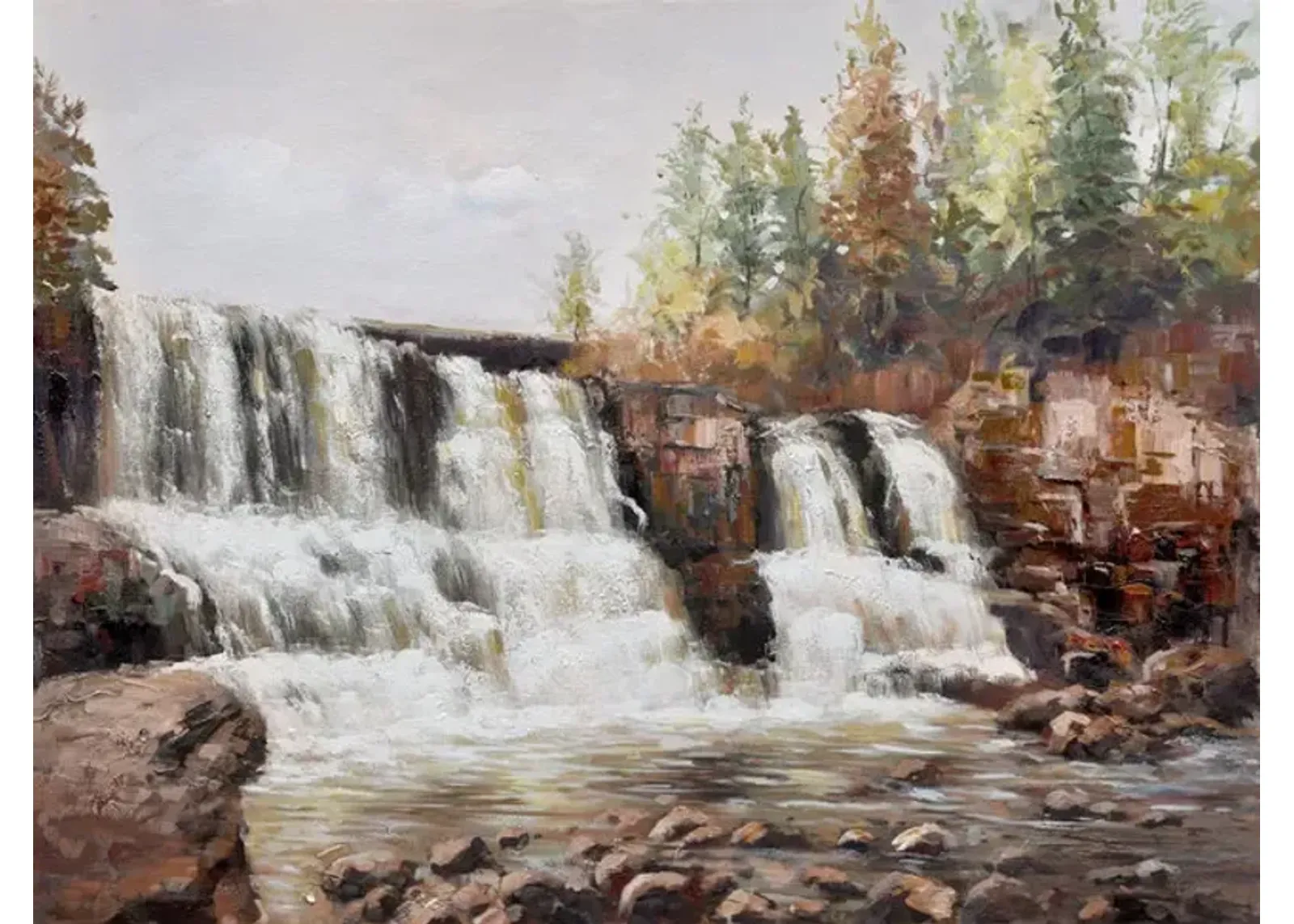 Kate s Waterfalls Canvas Art