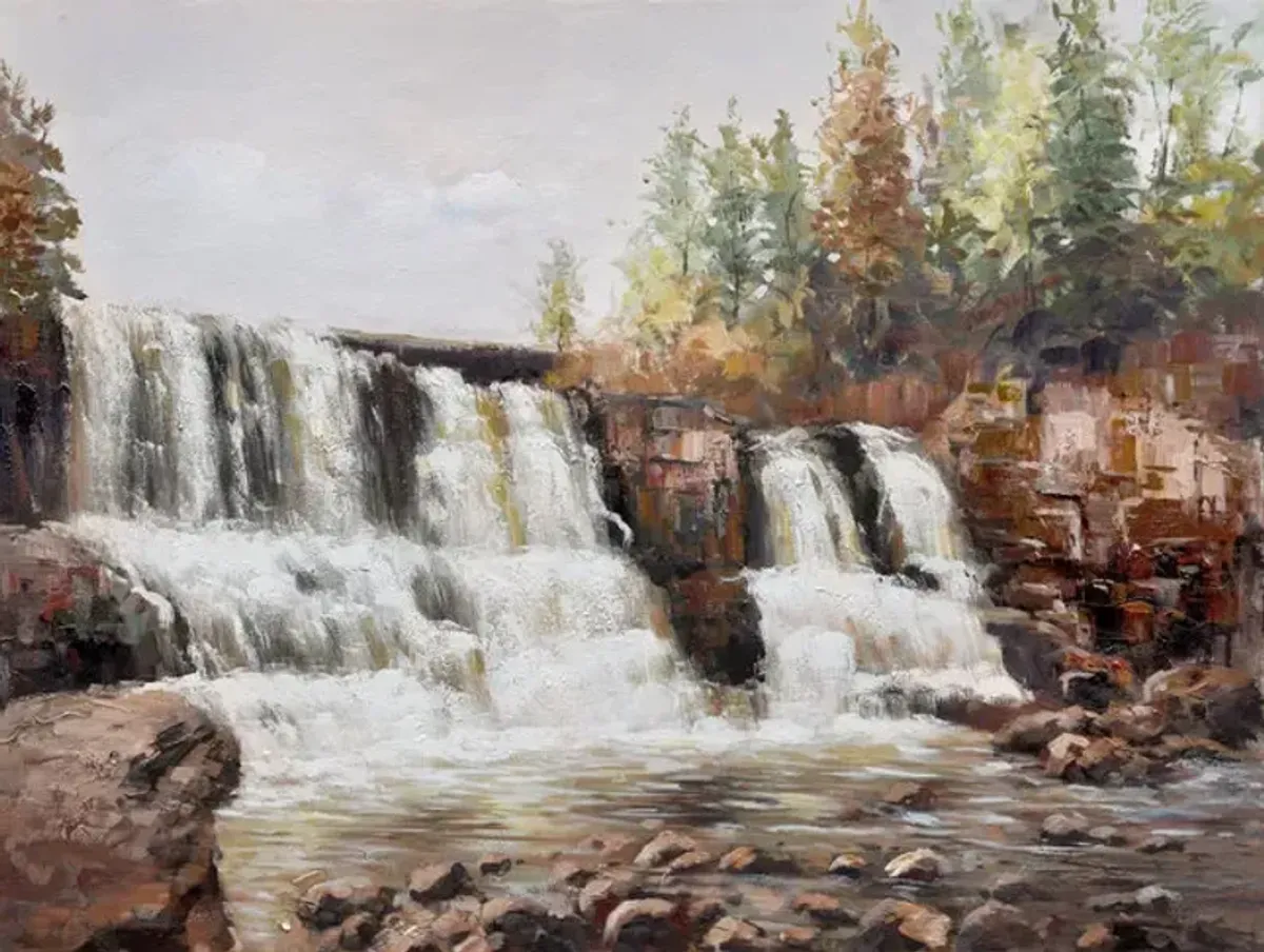 Kate s Waterfalls Canvas Art