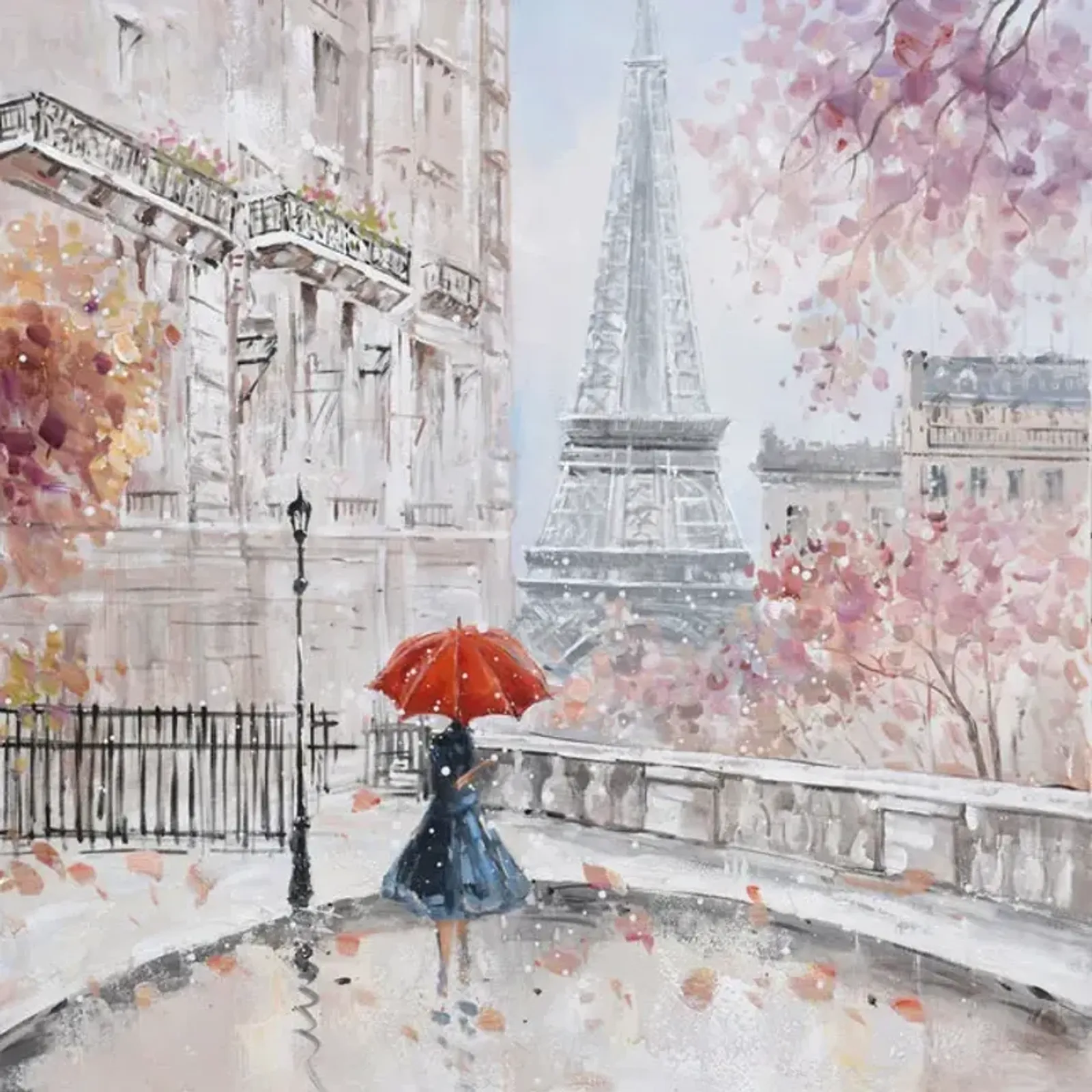 Spring In Paris Canvas Art