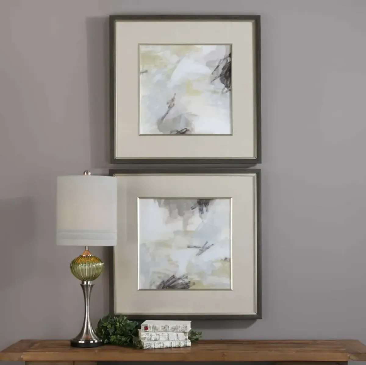 Abstract Vistas Framed Prints Set of 2