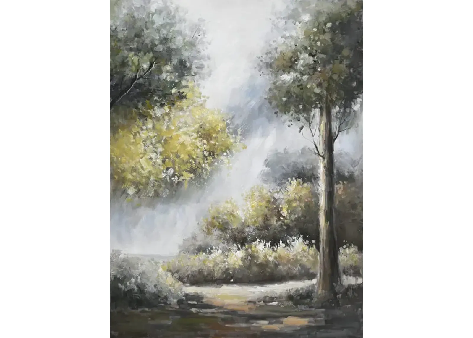 Sun Filled Trees Canvas Art