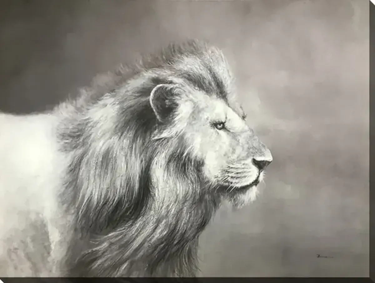 Stately King Canvas Art