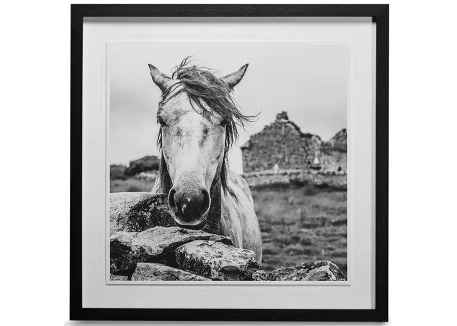 Ireland Black And White Framed Art