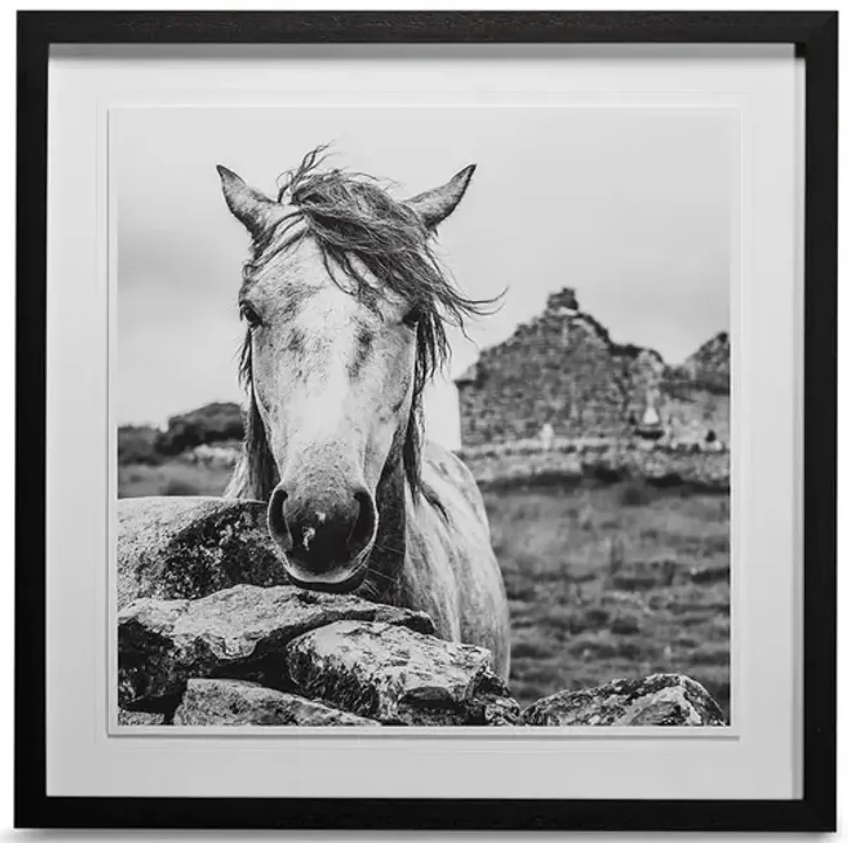 Ireland Black And White Framed Art