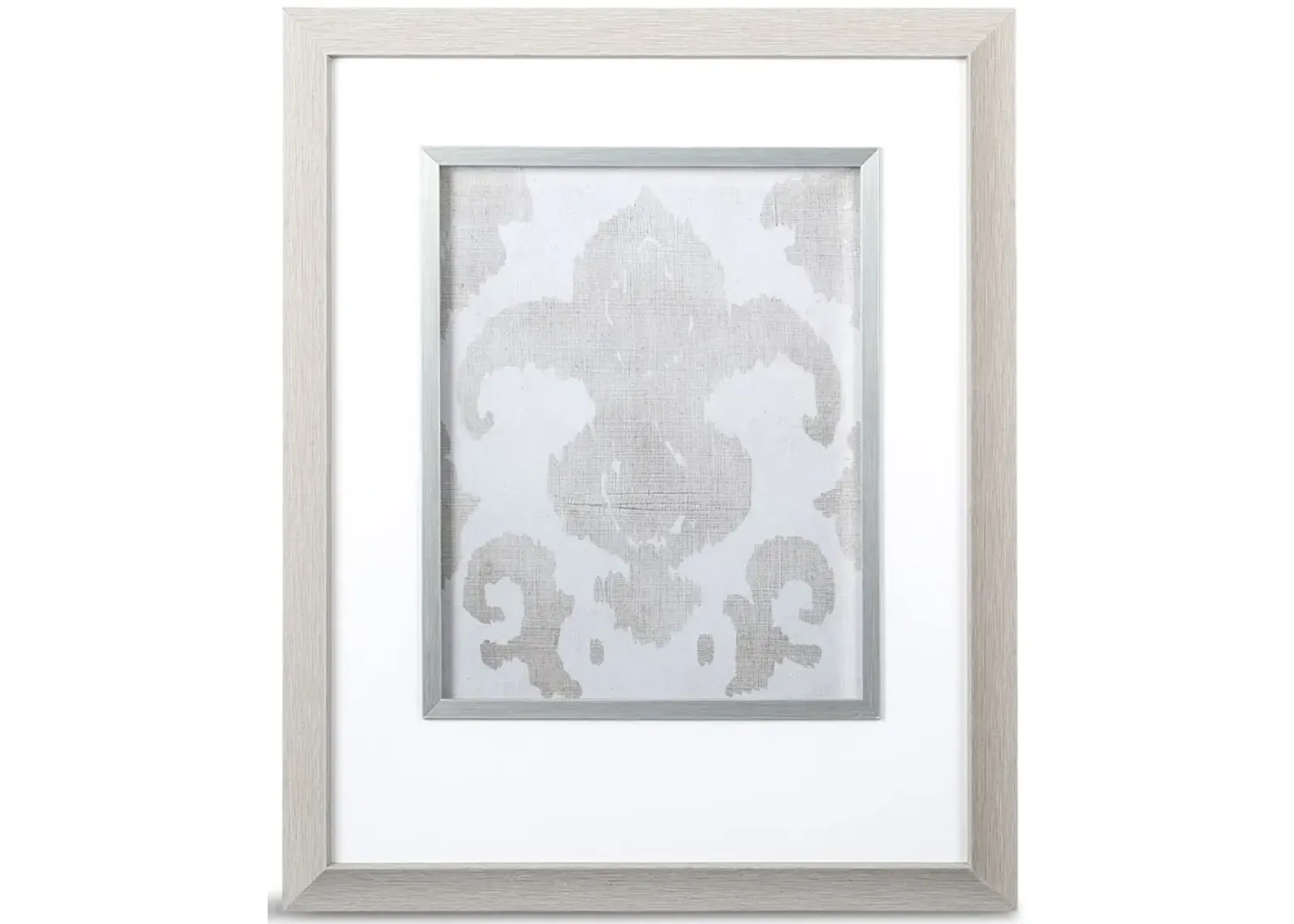 Shadow Ikat II Framed Art