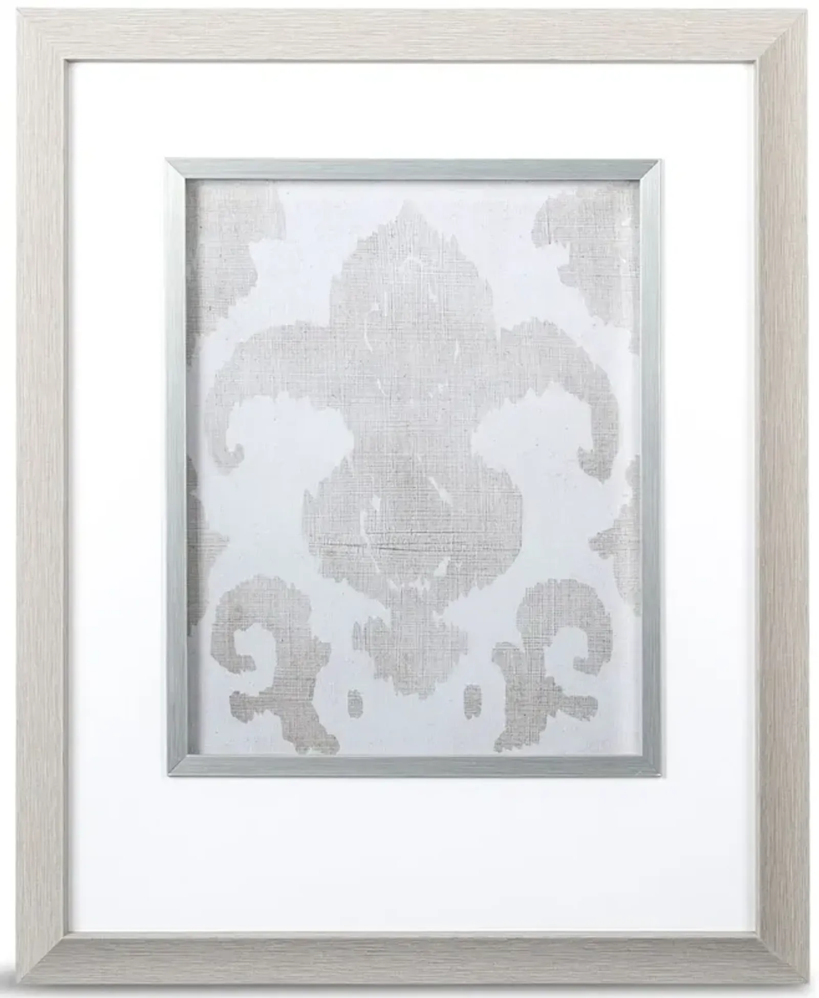 Shadow Ikat II Framed Art