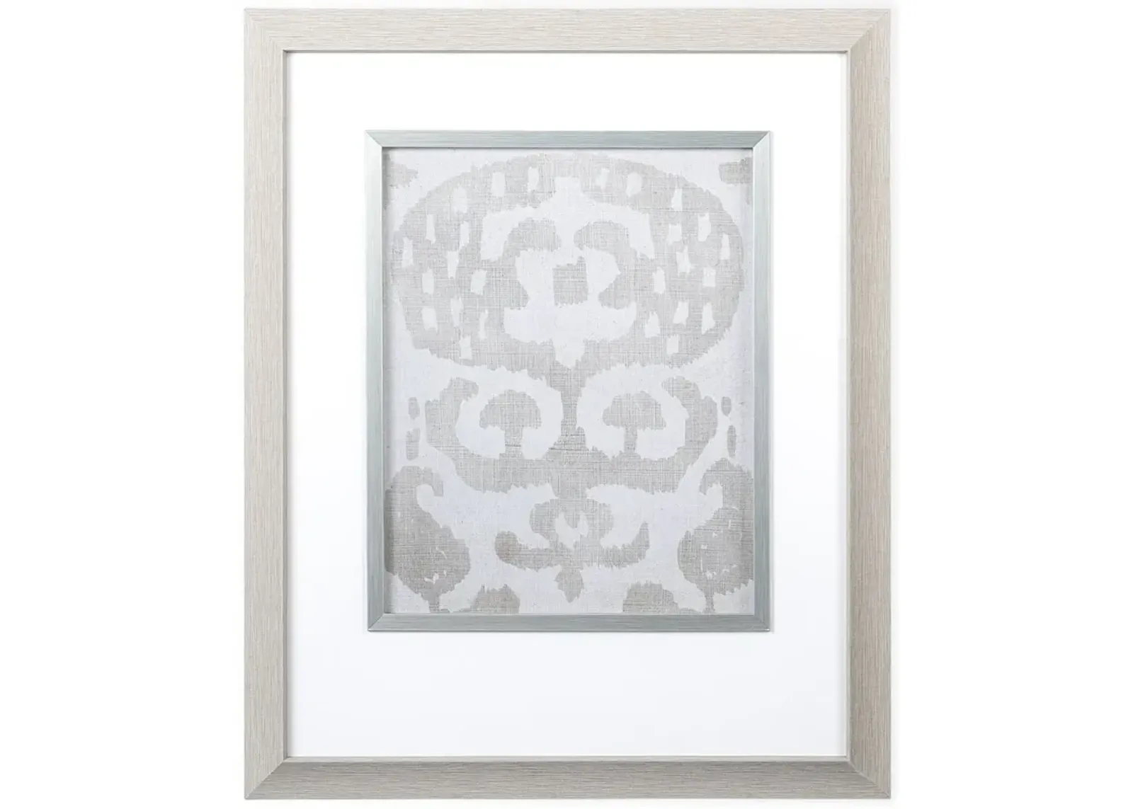 Shadow Ikat I Framed Art