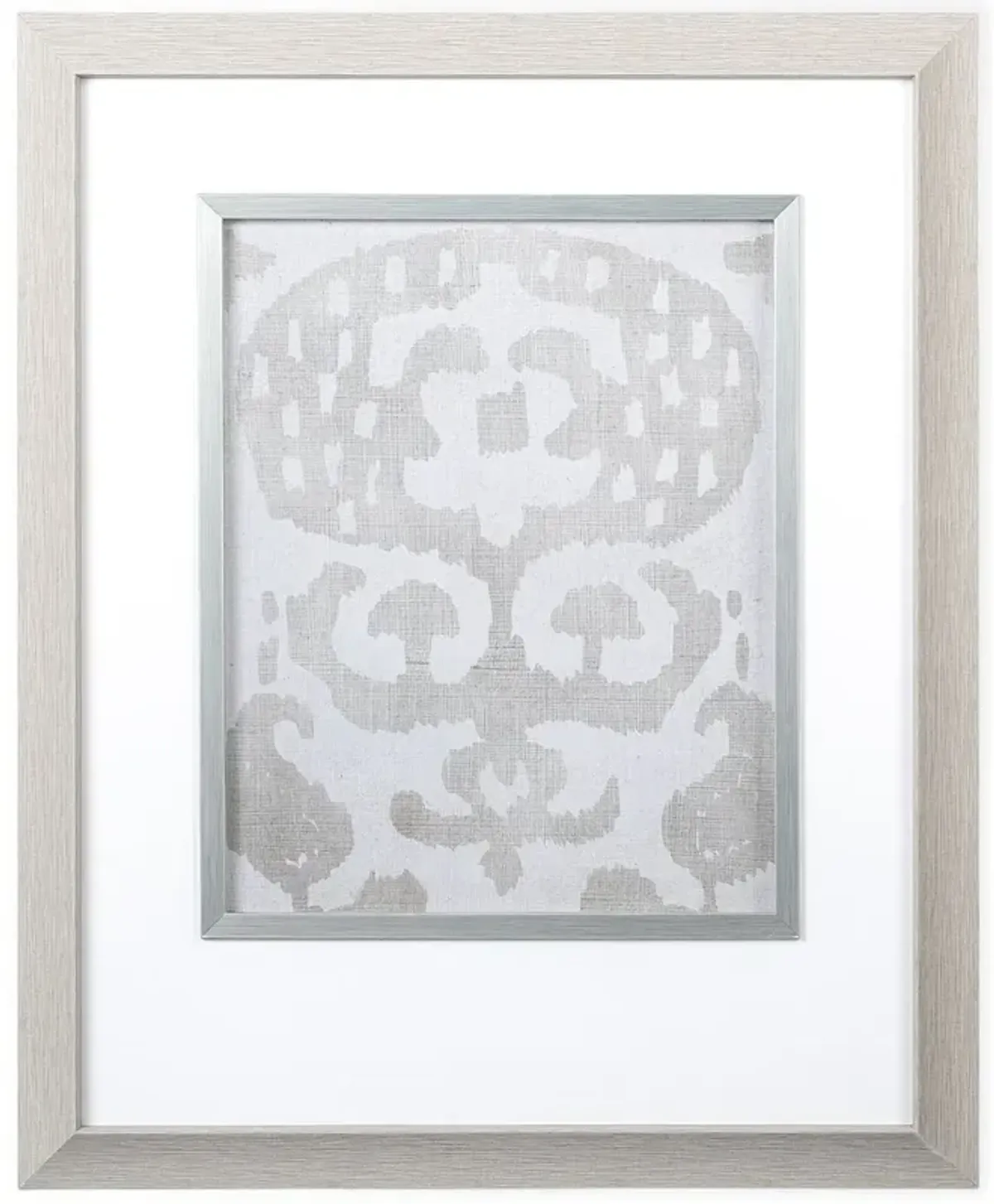 Shadow Ikat I Framed Art