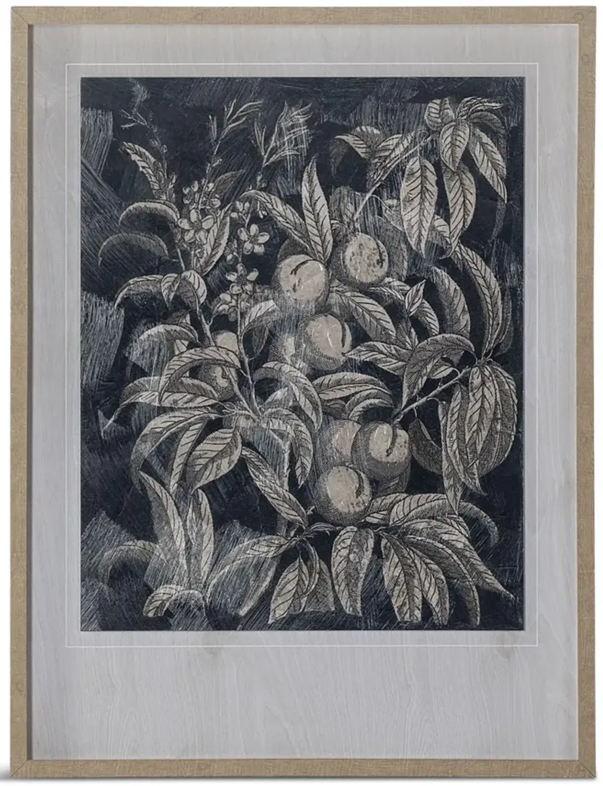 Vintage Fruit And Floral II Framed Art