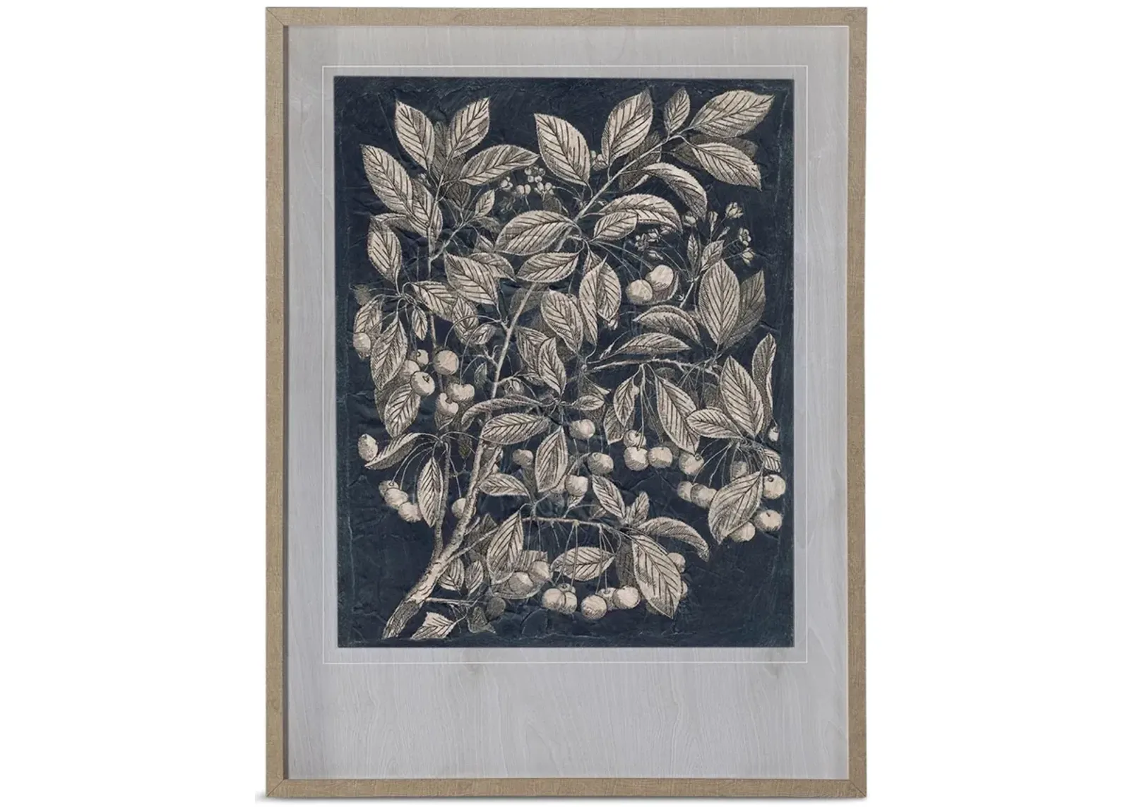 Vintage Fruit And Floral III Framed Art