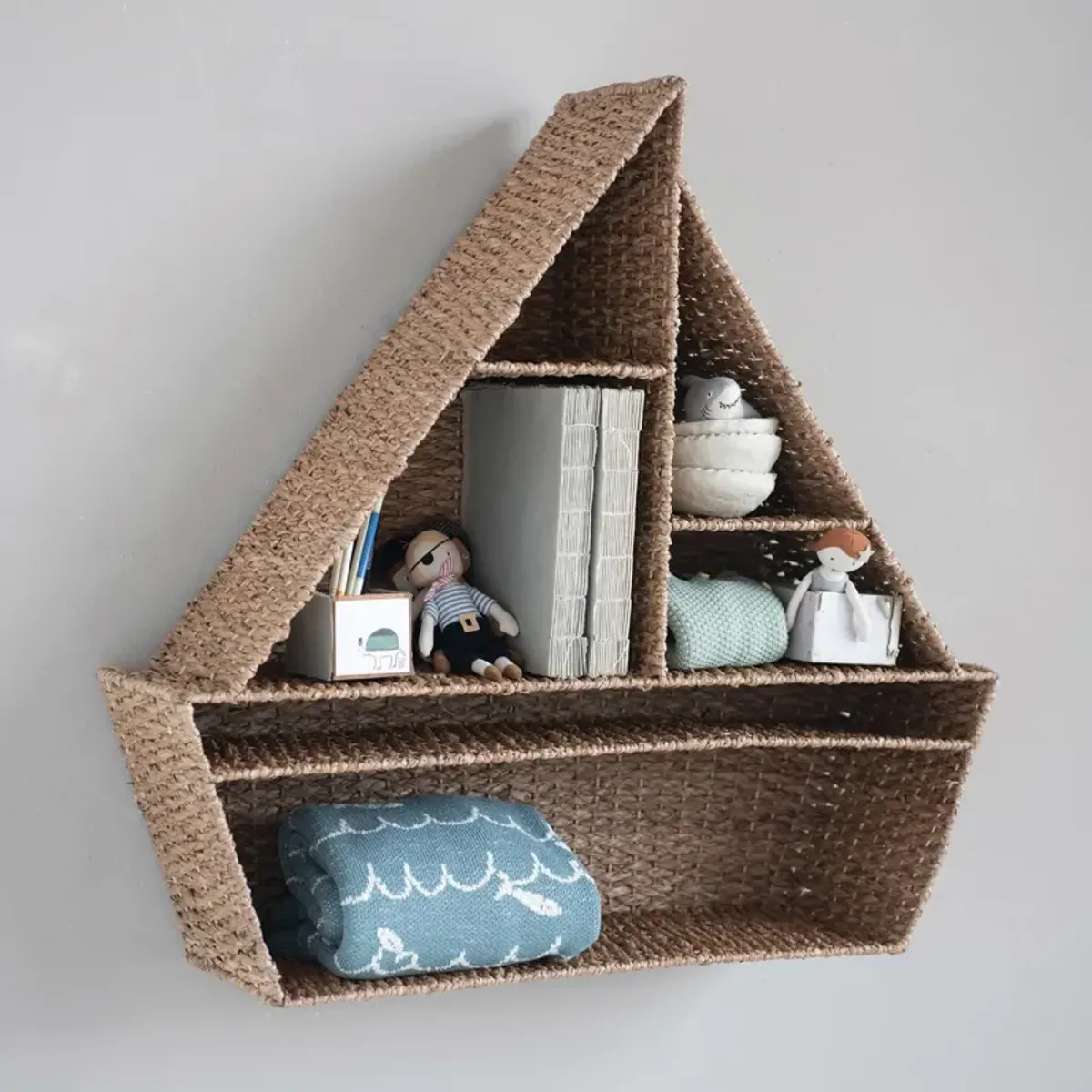 Bankuan Sailboat Wall Shelf