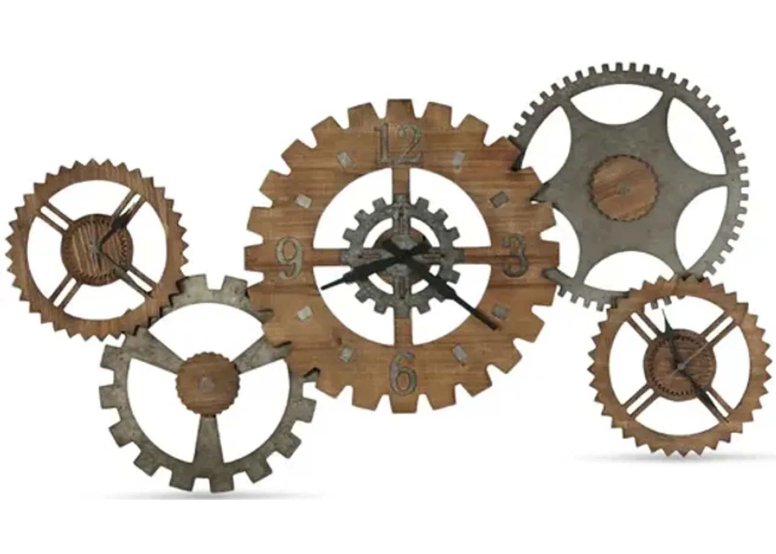 Cogwheel III Oversized Wall Clock